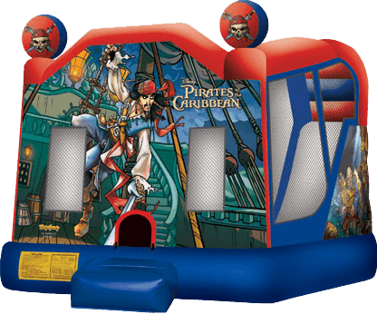 Pirates of Caribbean Slide Bounce House Combo
