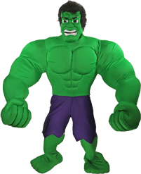 Hulk Themed Party Mascot Character Rental, NY