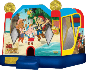 Jake and Neverland Pirates Slide Bounce Combo