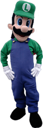 Mario Luigi Mascot Character